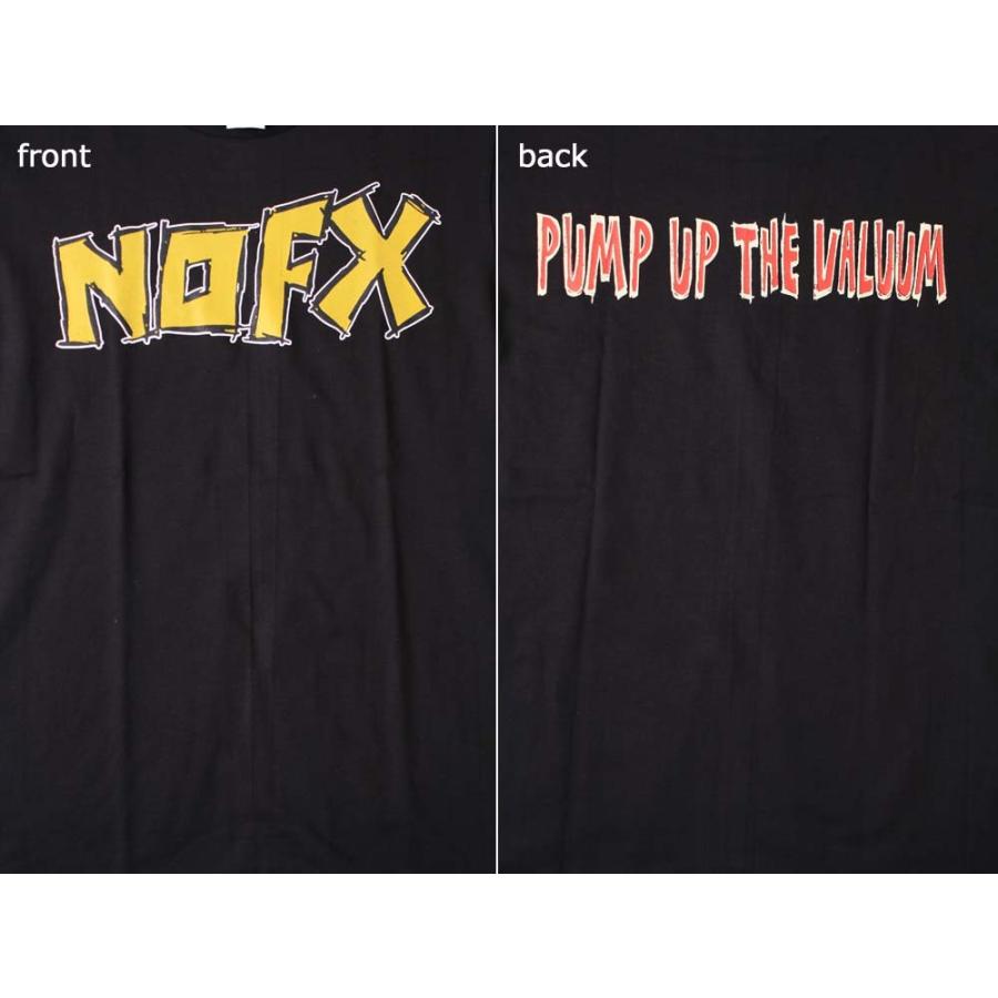 Tシャツ バンドTシャツ ロックTシャツ 半袖 (W) ノーエフエックス NOFX 4 BLK S/S 黒｜first-line｜03