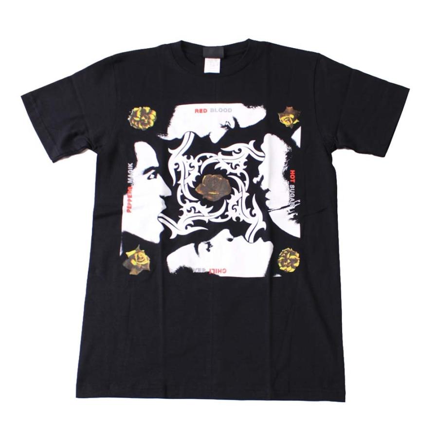 Tシャツ バンドTシャツ ロックTシャツ 半袖 (W) レッドホットチリペッパーズ/レッチリ RED HOT CHILI PEPPERS 8 BLK S/S 黒｜first-line