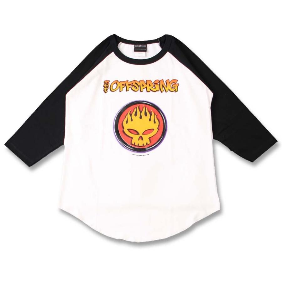 W オフスプリング The Offspring 1 Wht Blk B B 七分袖 ラグラン ベースボールtシャツ 7分袖 バンドtシャツ ロック Tシャツ Wbb K0045 First Line 通販 Yahoo ショッピング