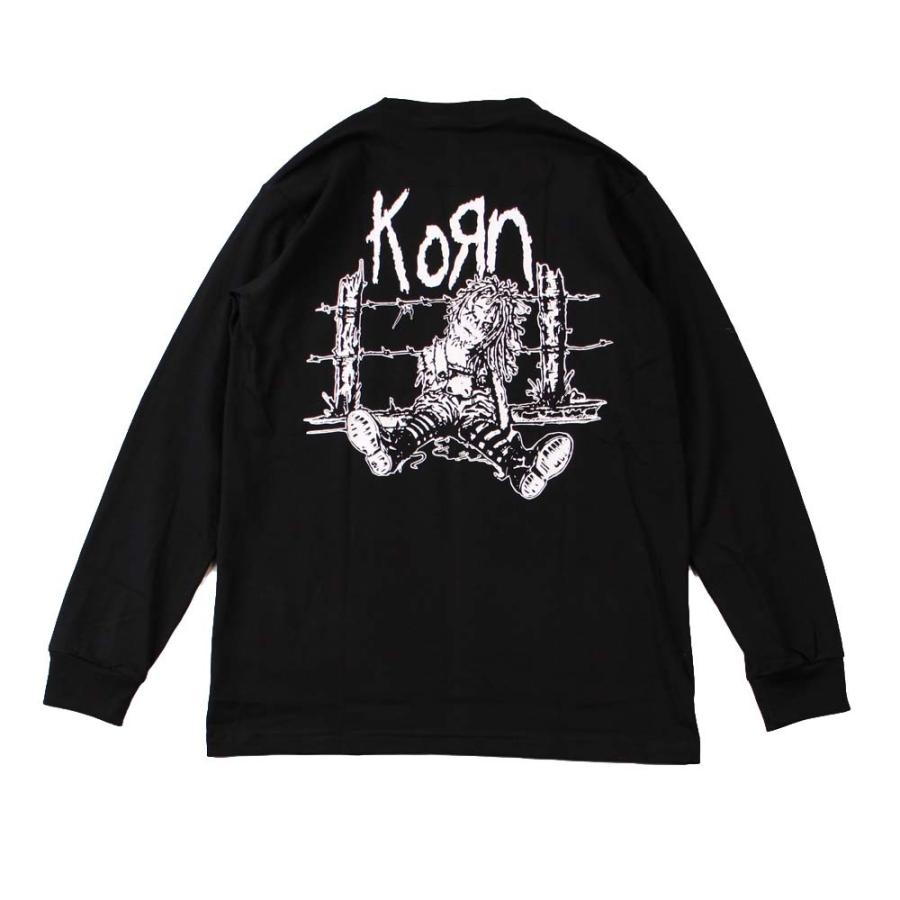 Tシャツ バンドTシャツ ロックTシャツ 長袖 (W) コーン KORN 1 Tシャツ バンドTシャツ ロックTシャツ 長袖 (W) コーン KORN 1