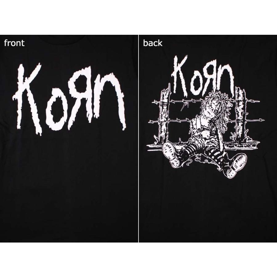 Tシャツ バンドTシャツ ロックTシャツ 長袖 (W) コーン KORN 1 Tシャツ バンドTシャツ ロックTシャツ 長袖 (W) コーン KORN 1