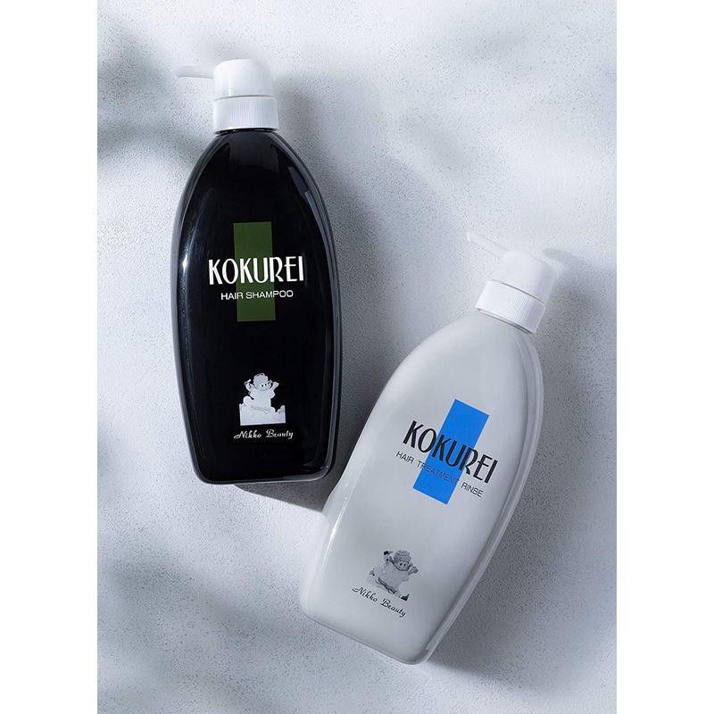 Kokurei シャンプー＆ヘアトリートメントリンス 800mL 楽天市場】黒麗シャンプー 800ml・トリートメントリンス絹 800ml