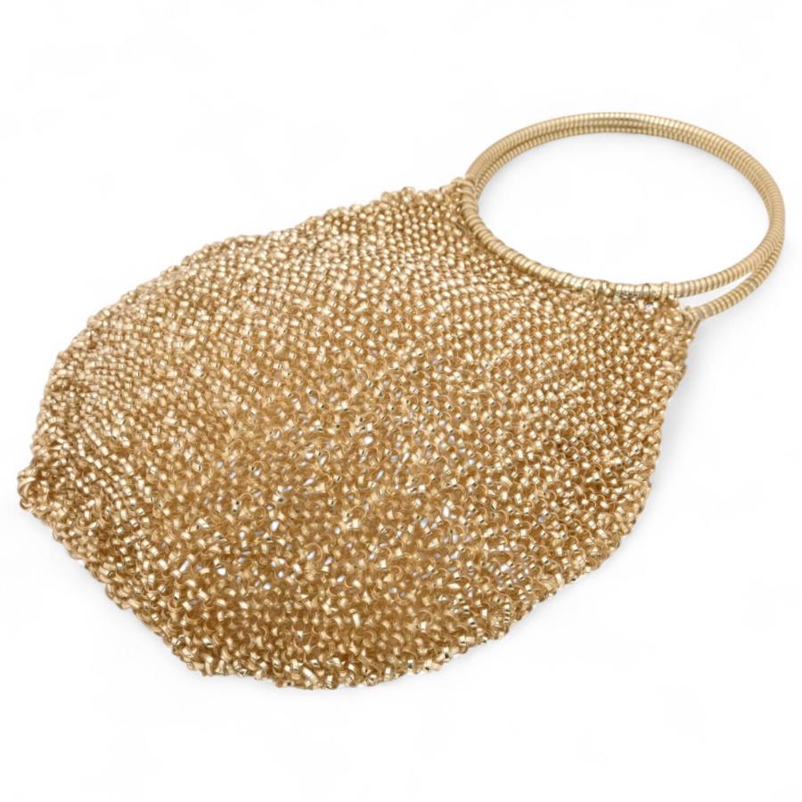 ANTEPRIMA（アンテプリマ） ワイヤーバッグ ハンドバッグ ゴールド A  