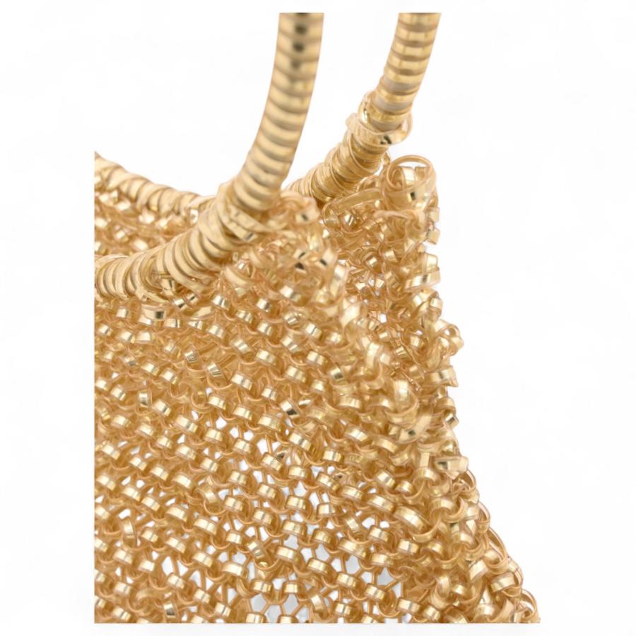 ANTEPRIMA（アンテプリマ） ワイヤーバッグ ハンドバッグ ゴールド A  