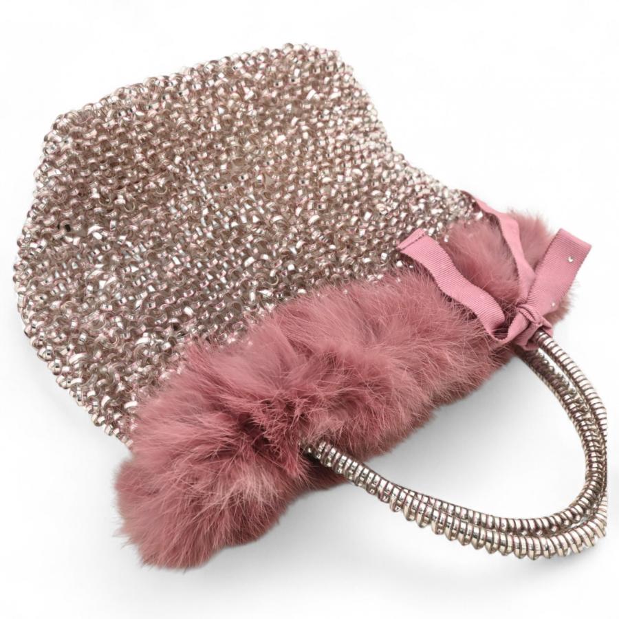 ANTEPRIMA（アンテプリマ） ワイヤーバッグ ハンドバッグ ファー