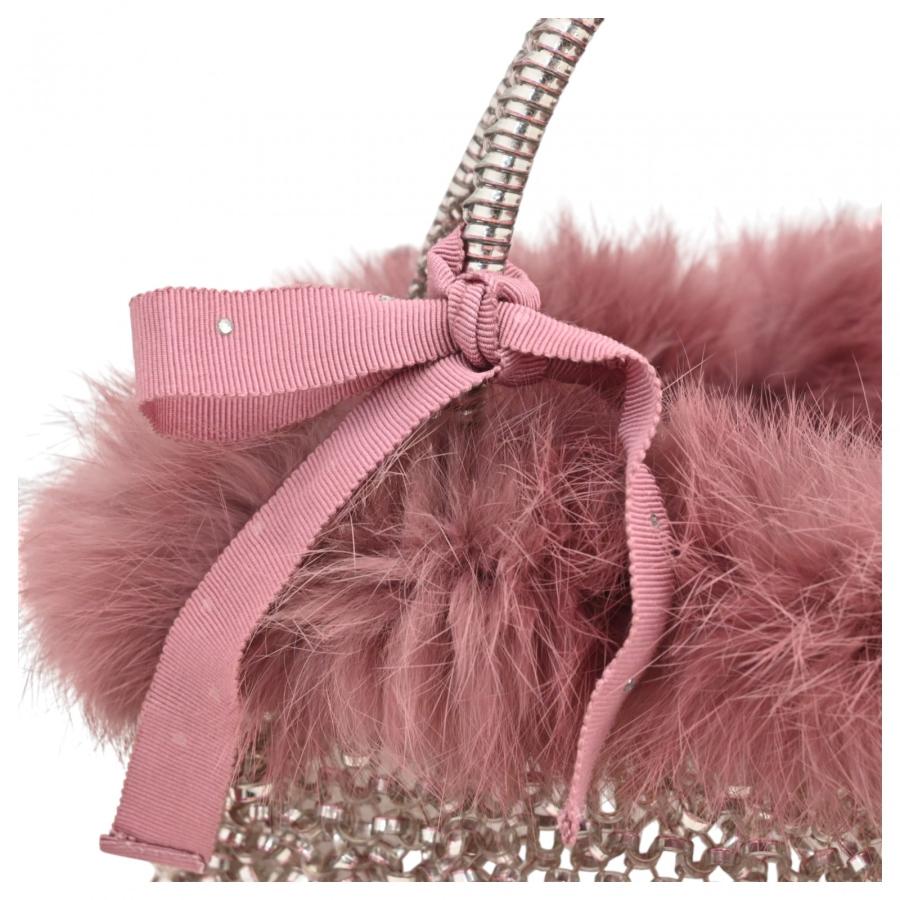 ANTEPRIMA（アンテプリマ） ワイヤーバッグ ハンドバッグ ファー