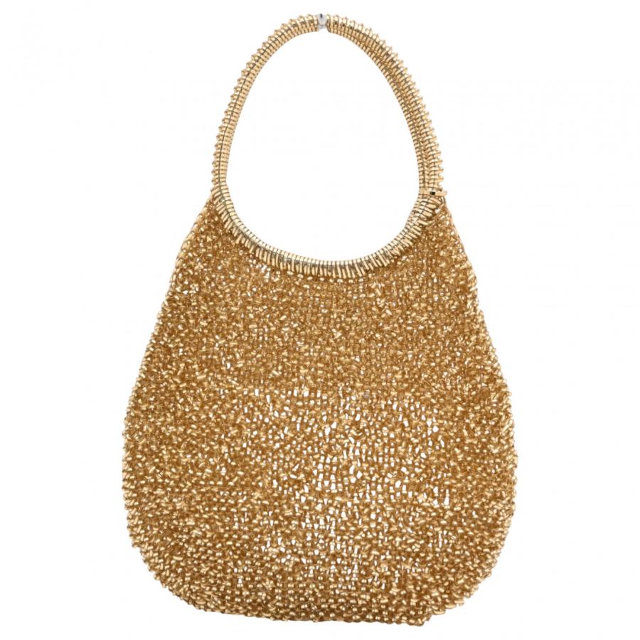 ANTEPRIMA（アンテプリマ） ワイヤーバッグ ハンドバッグ ゴールド A