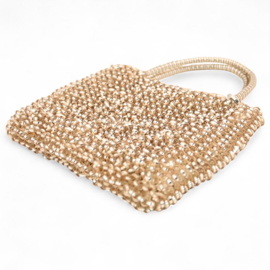 ANTEPRIMA アンテプリマ ミニバッグ ワイヤー ゴールド Aランク