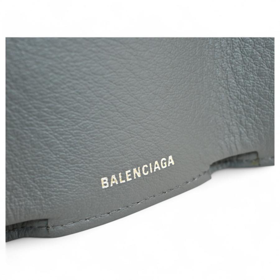 BALENCIAGA（バレンシアガ） ペーパーミニウォレット 三つ折り財布