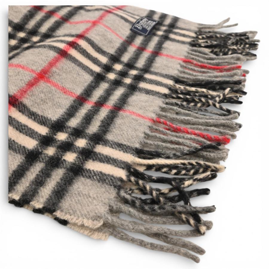 BURBERRY（バーバリー） マフラー ノバチェック カシミヤ100％ Bランク