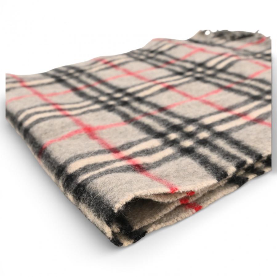 BURBERRY（バーバリー） マフラー ノバチェック カシミヤ100％ Bランク