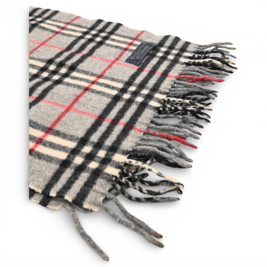 バーバリー マフラー ノバチェック グレー Bランク bb0604ce | BURBERRY | 03