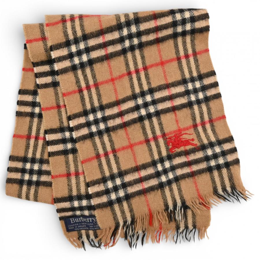 バーバリー マフラー ノバチェック ベージュ Bランク bb4603cb | BURBERRY