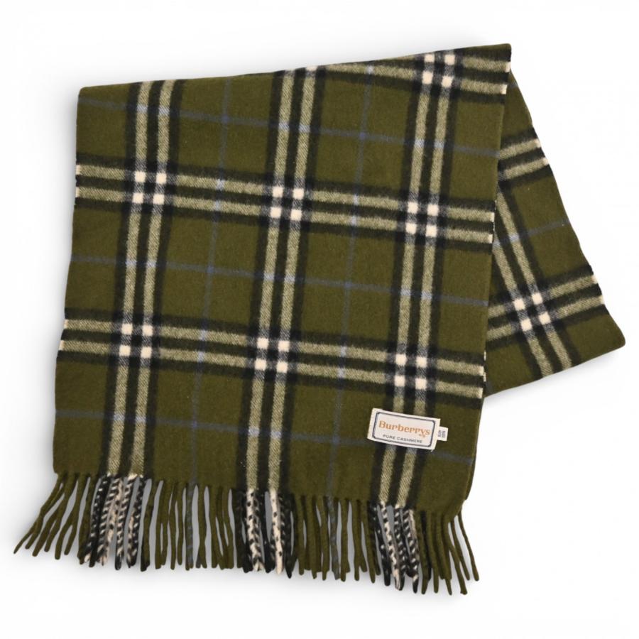 BURBERRY（バーバリー） マフラー ノバチェック カシミヤ100％ Bランク