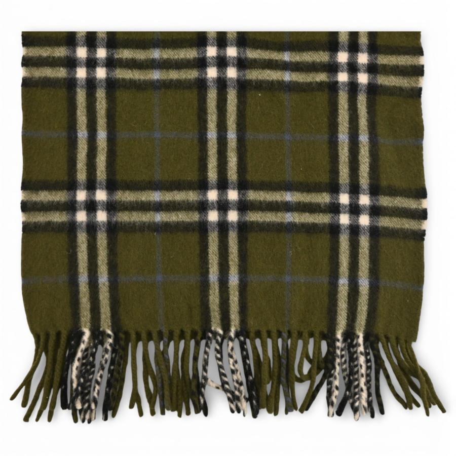 BURBERRY（バーバリー） マフラー ノバチェック カシミヤ100％ Bランク
