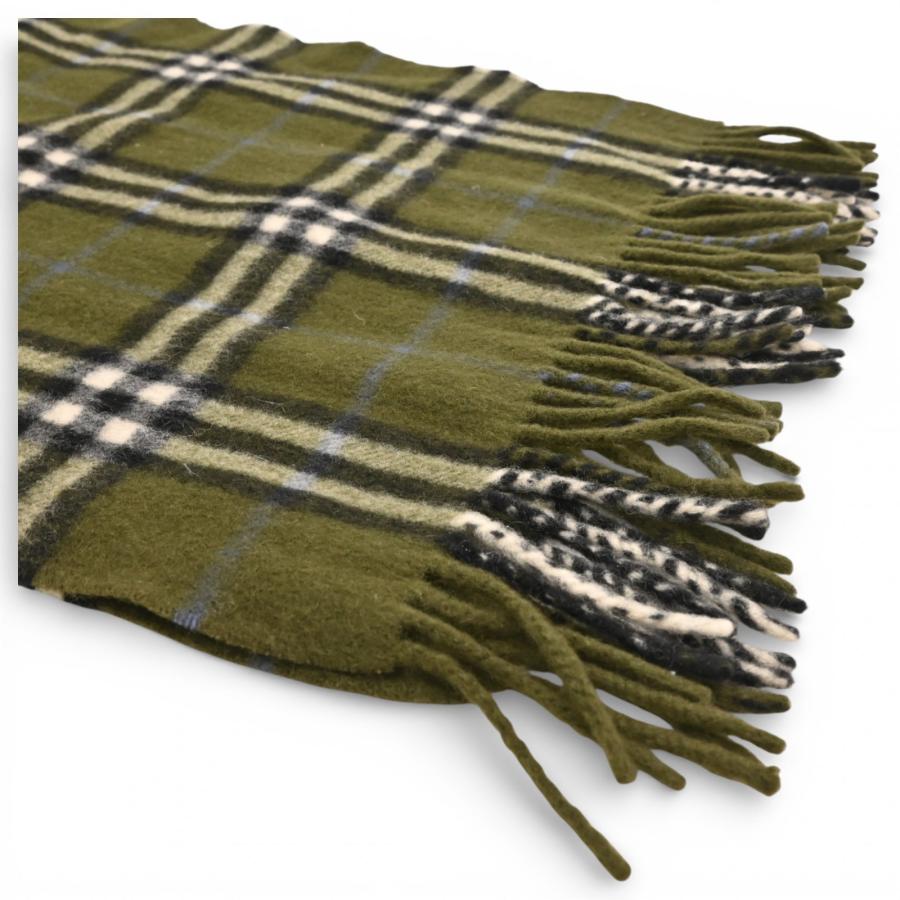 BURBERRY（バーバリー） マフラー ノバチェック カシミヤ100％ Bランク