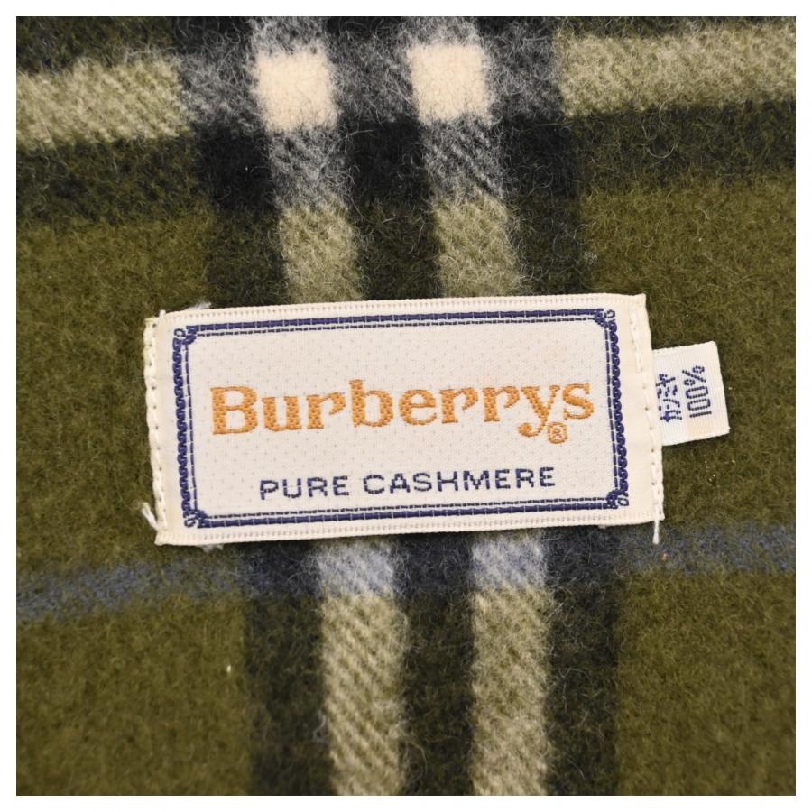 BURBERRY（バーバリー） マフラー ノバチェック カシミヤ100％ Bランク