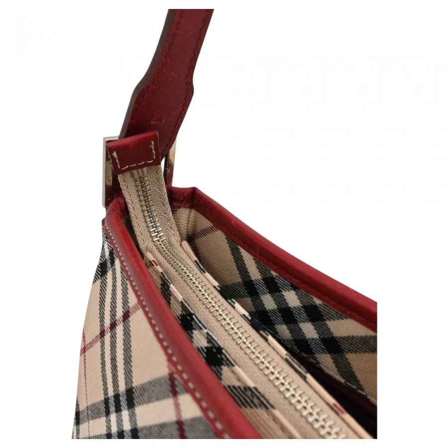 ◾︎希少カラー◾︎ バーバリーブルーレーベル ハンドバッグ ノバチェック サックス BURBERRY（バーバリー） 【中古】バーバリー ブルーレーベル ノバ