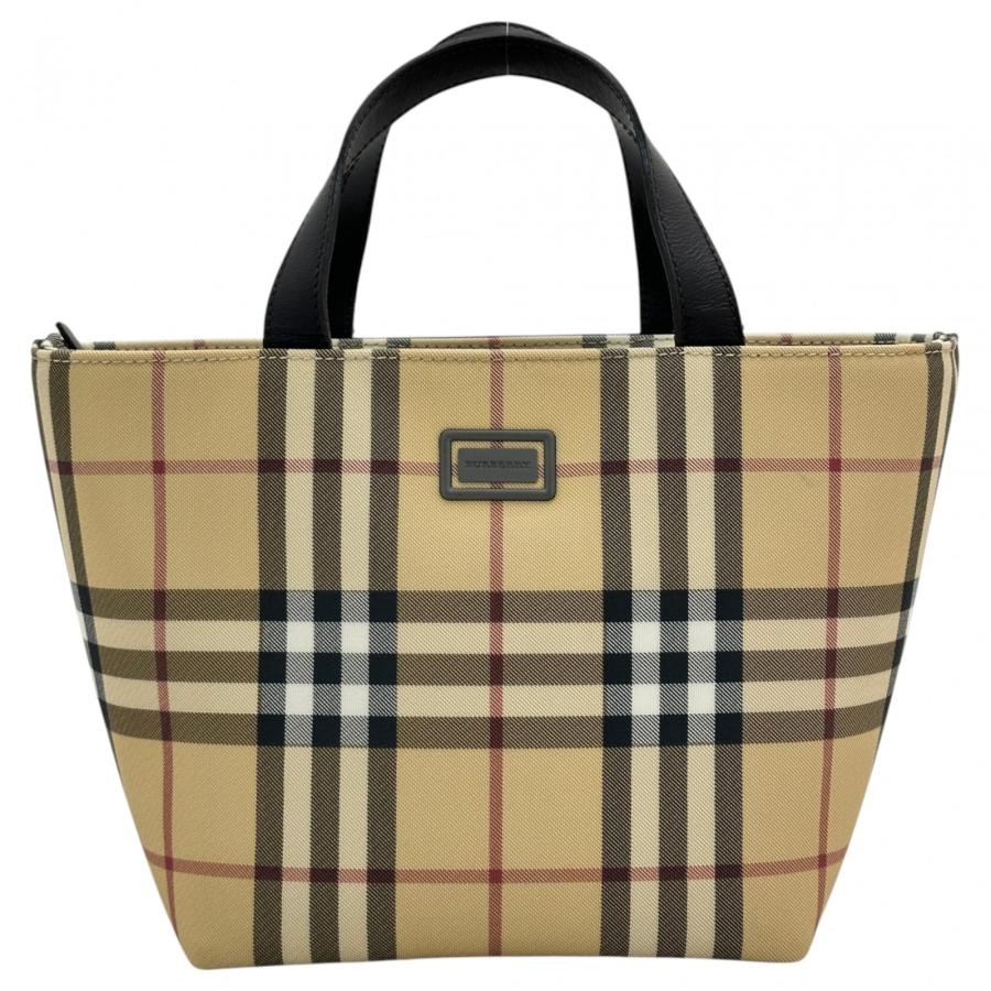 ✨BURBERRY✨バーバリー✨ノバチェック✨ベージュ✨ブラウン✨ハンドバッグ✨ BURBERRY（バーバリー） 【中古】バーバリー ノバチェック