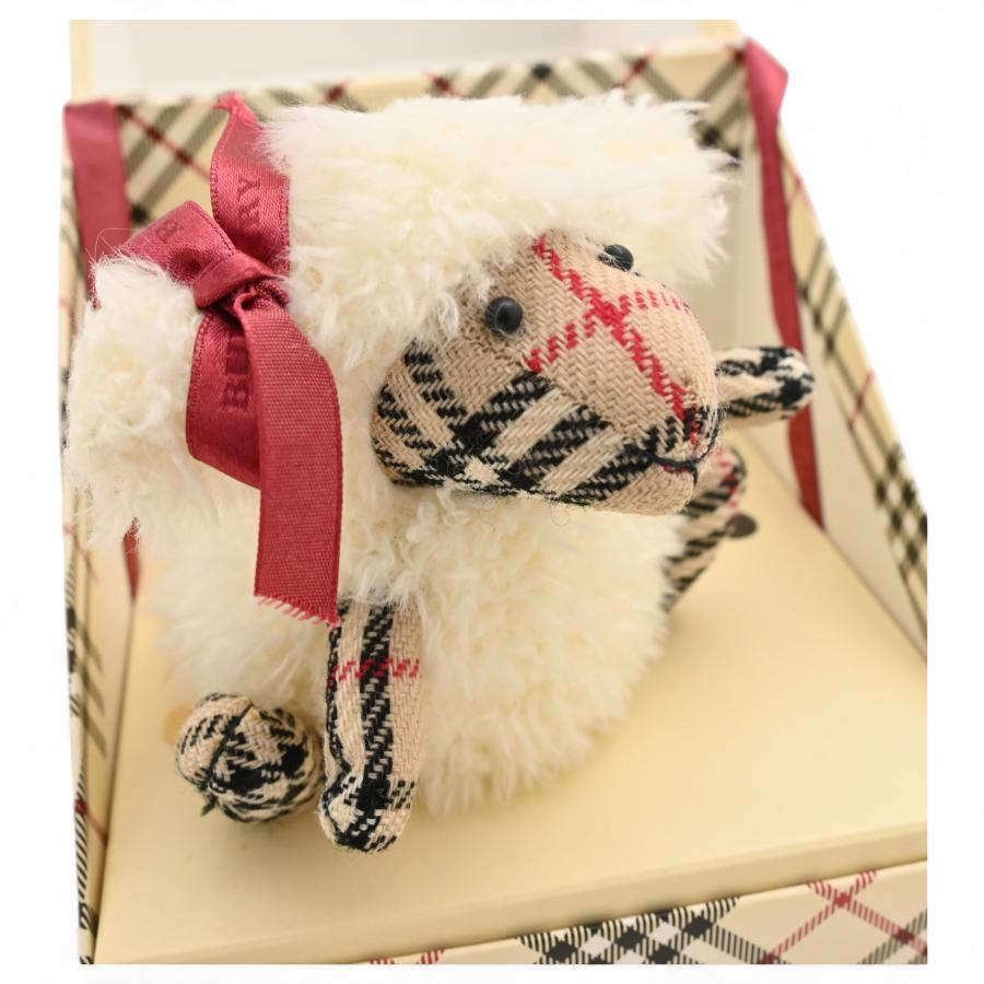 BURBERRY（バーバリー） ノバチェック ヒツジ ぬいぐるみ リボン A