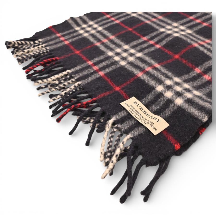 BURBERRY（バーバリー） ノバチェック マフラー カシミヤ入り Bランク