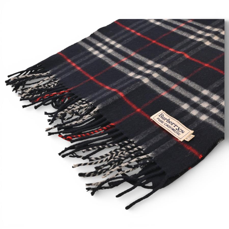 BURBERRY（バーバリー） ノバチェック マフラー カシミヤ100％ Bランク