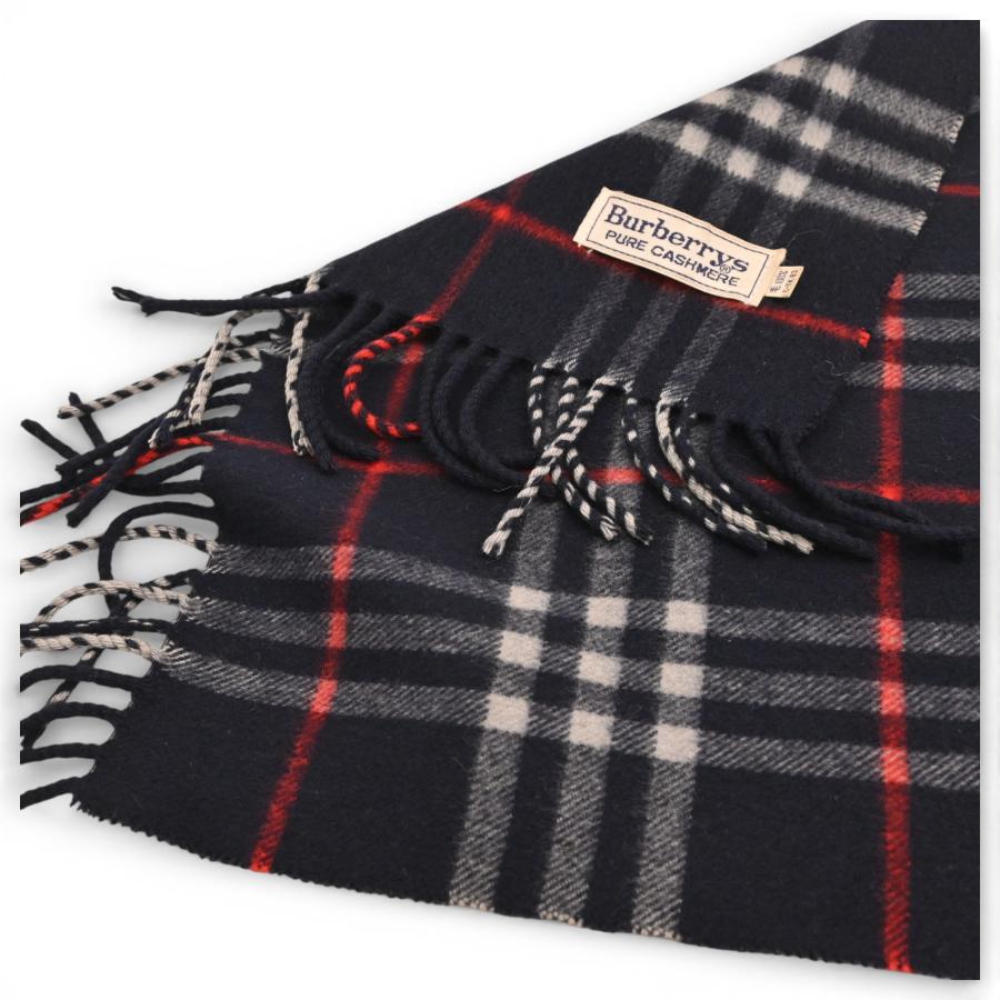 BURBERRY（バーバリー） ノバチェック マフラー カシミヤ100％ Bランク