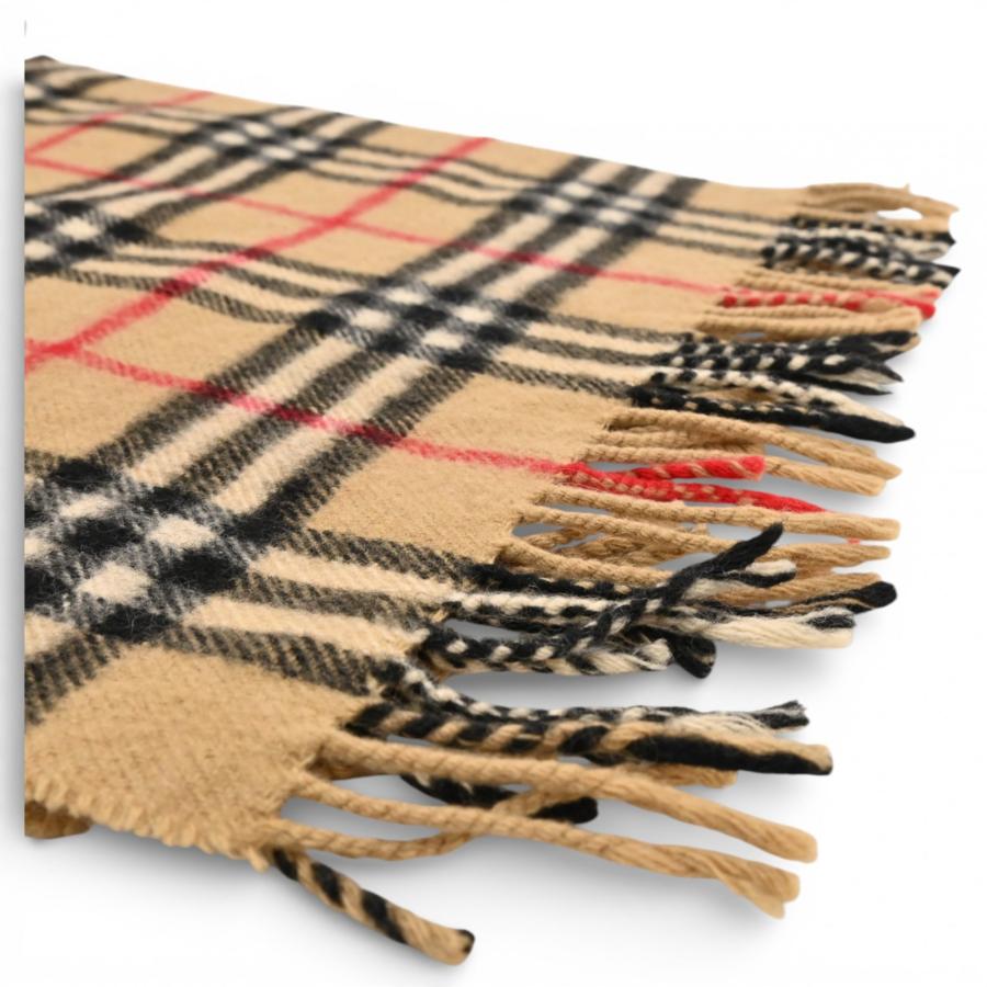 バーバリー マフラー ノバチェック ベージュ カシミヤ100％ Bランク bb9905ce | BURBERRY | 03