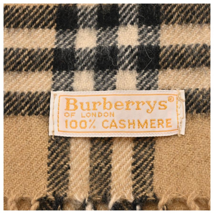 バーバリー マフラー ノバチェック ベージュ カシミヤ100％ Bランク bb9905ce | BURBERRY | 05