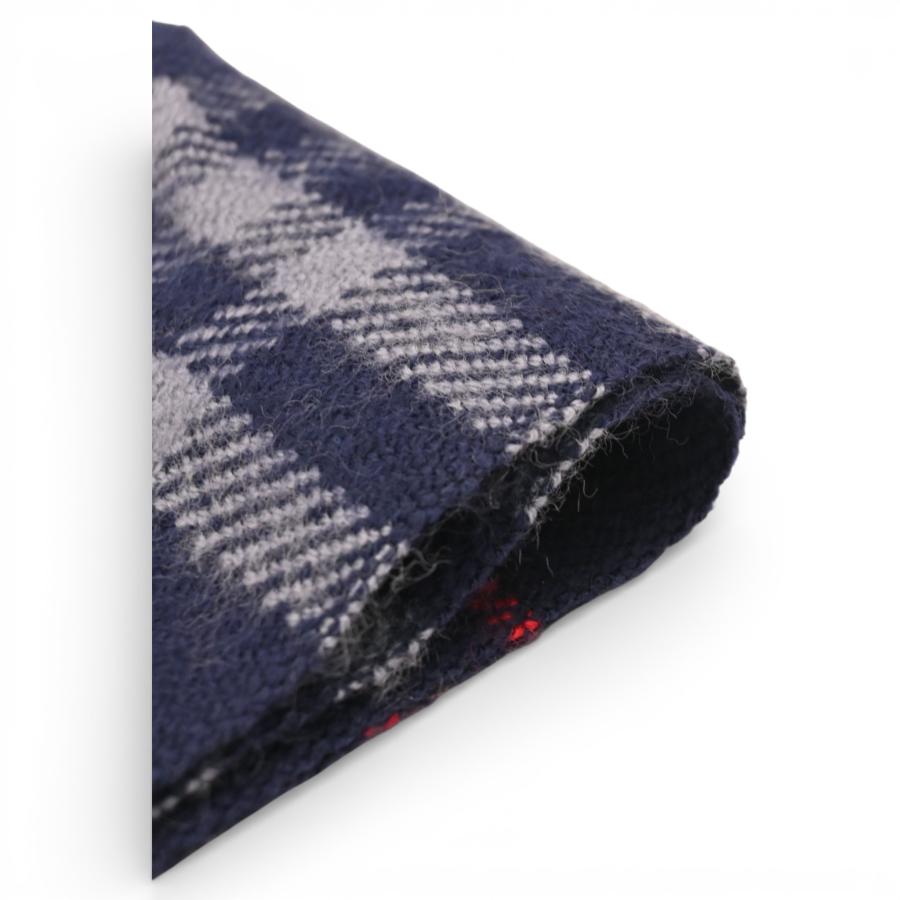 BURBERRY（バーバリー） ノバチェック マフラー ネイビー Bランク