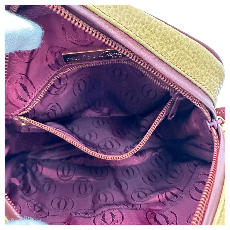 ✨美品✨カルティエ マストライン イエロー クラッチバッグ ギャランティカード付 Cartier（カルティエ） 【中古】カルティエ マストライン ショルダー