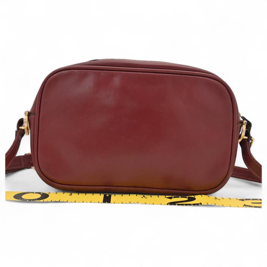 カルティエ マストライン ハーフムーン ショルダーバッグ ボルドー CARTIER】カルティエ マストライン ショルダーバッグ