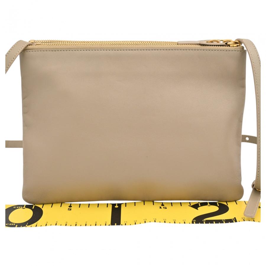 CELINE（セリーヌ） トリオ ラージ ショルダーバッグ グレージュ