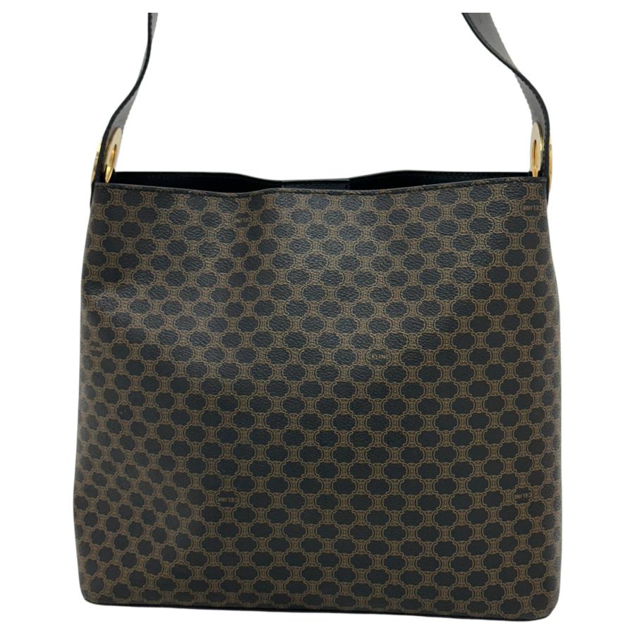 CELINE（セリーヌ） 【中古】セリーヌ マカダム柄 ショルダーバッグ
