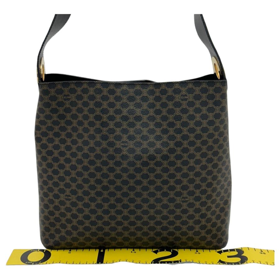 CELINE（セリーヌ） 【中古】セリーヌ マカダム柄 ショルダーバッグ