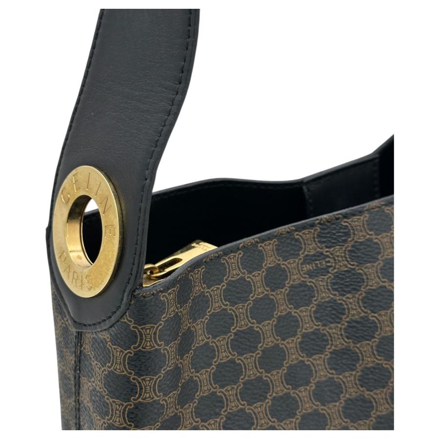 CELINE（セリーヌ） 【中古】セリーヌ マカダム柄 ショルダーバッグ