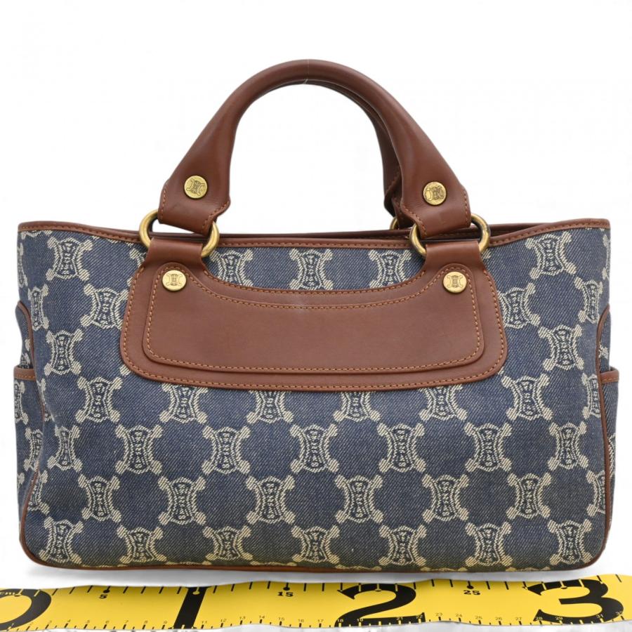 CELINE（セリーヌ） ブギーバック ハンドバッグ トリオンフ デニム B