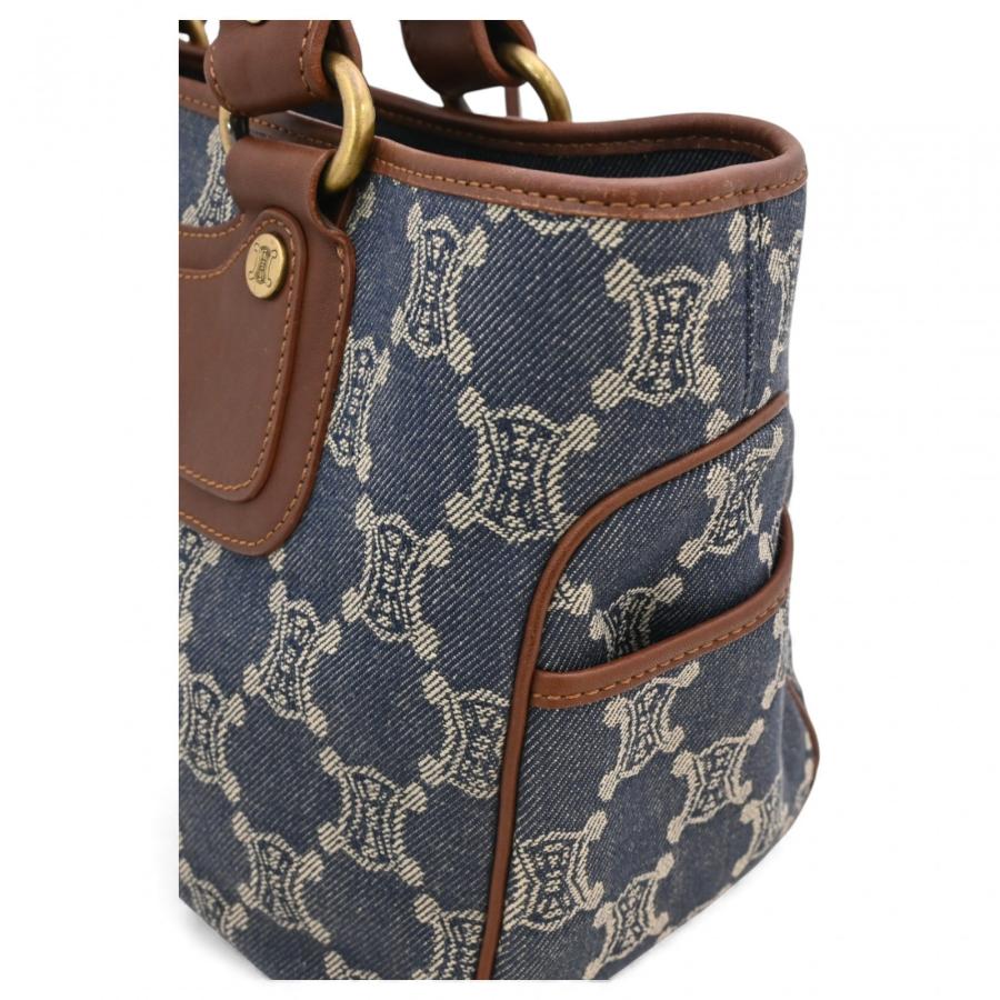 CELINE（セリーヌ） ブギーバック ハンドバッグ トリオンフ デニム B  