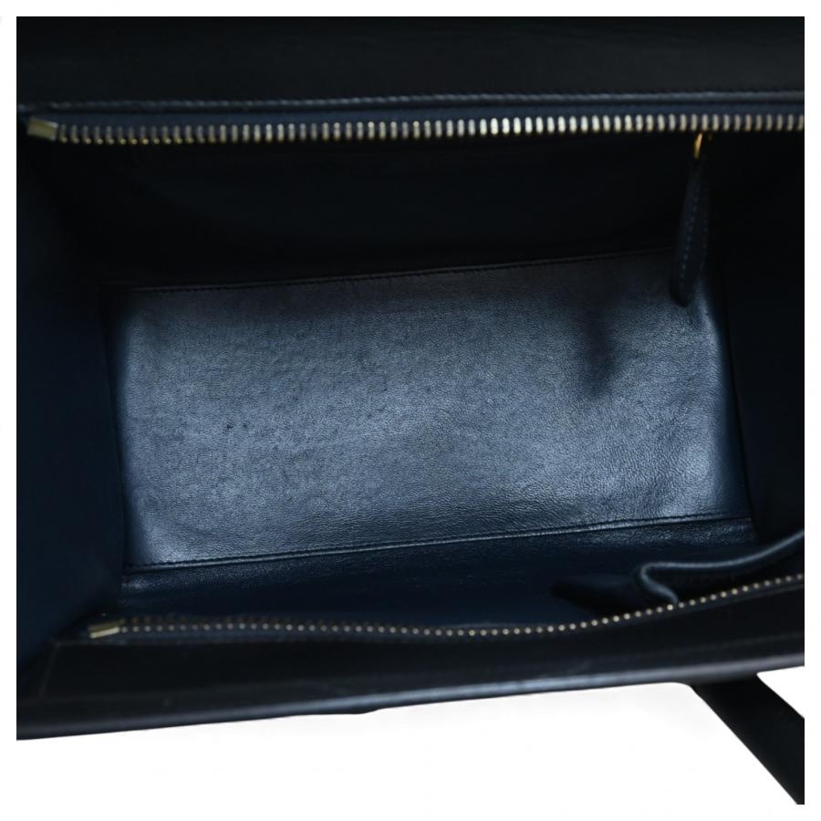 CELINE（セリーヌ） ラゲージ マイクロショッパー ハンドバッグ ブルー