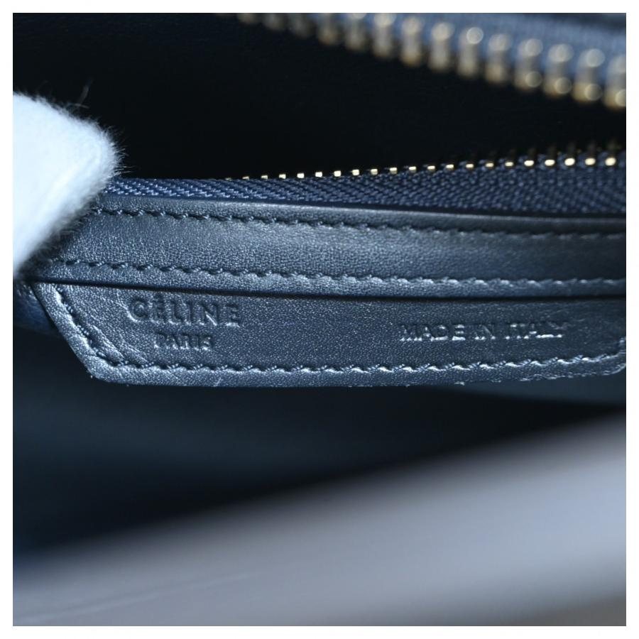 CELINE（セリーヌ） ラゲージ マイクロショッパー ハンドバッグ ブルー
