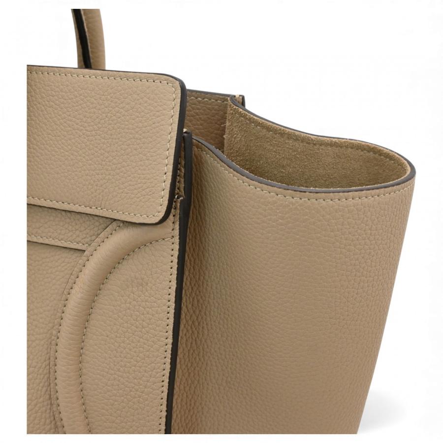 美品 セリーヌ CELINE ラゲージ ミニショッパー トートバッグ 焦茶×緑 楽天市場】CELINE セリーヌ ラゲージ ミニショッパー カーキ ブラウン