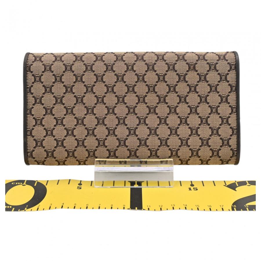 CELINE（セリーヌ） 【中古】セリーヌ マカダム柄 長財布 ロゴ