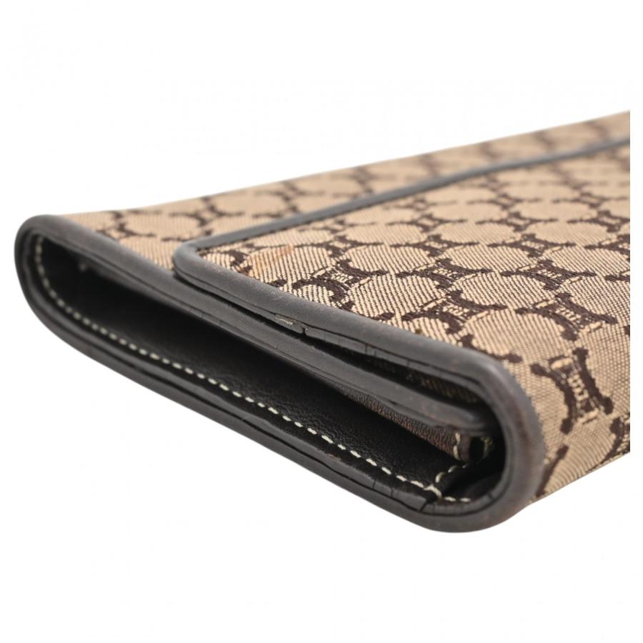 セリーヌ　マカダム柄長財布 CELINE（セリーヌ） 【中古】セリーヌ マカダム柄 長財布 ロゴ