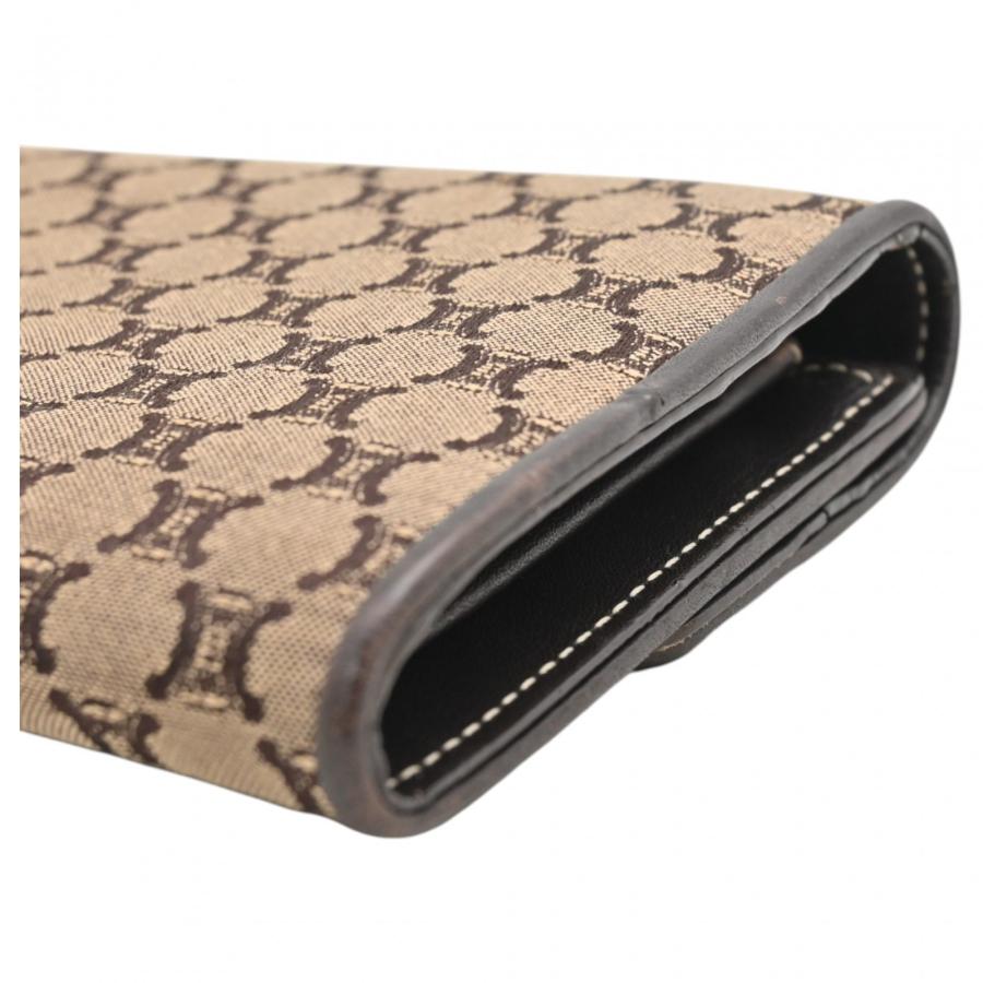 CELINE（セリーヌ） 【中古】セリーヌ マカダム柄 長財布 ロゴ