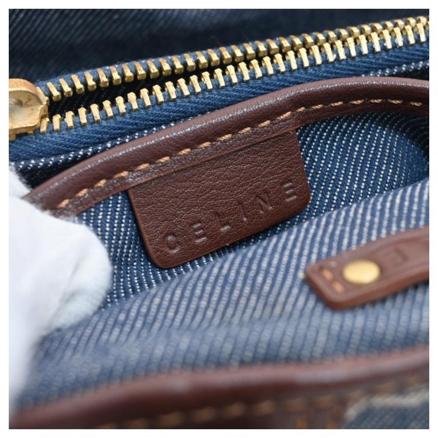 CELINE（セリーヌ） 【中古】セリーヌ トリオンフ デニム ハンドバッグ