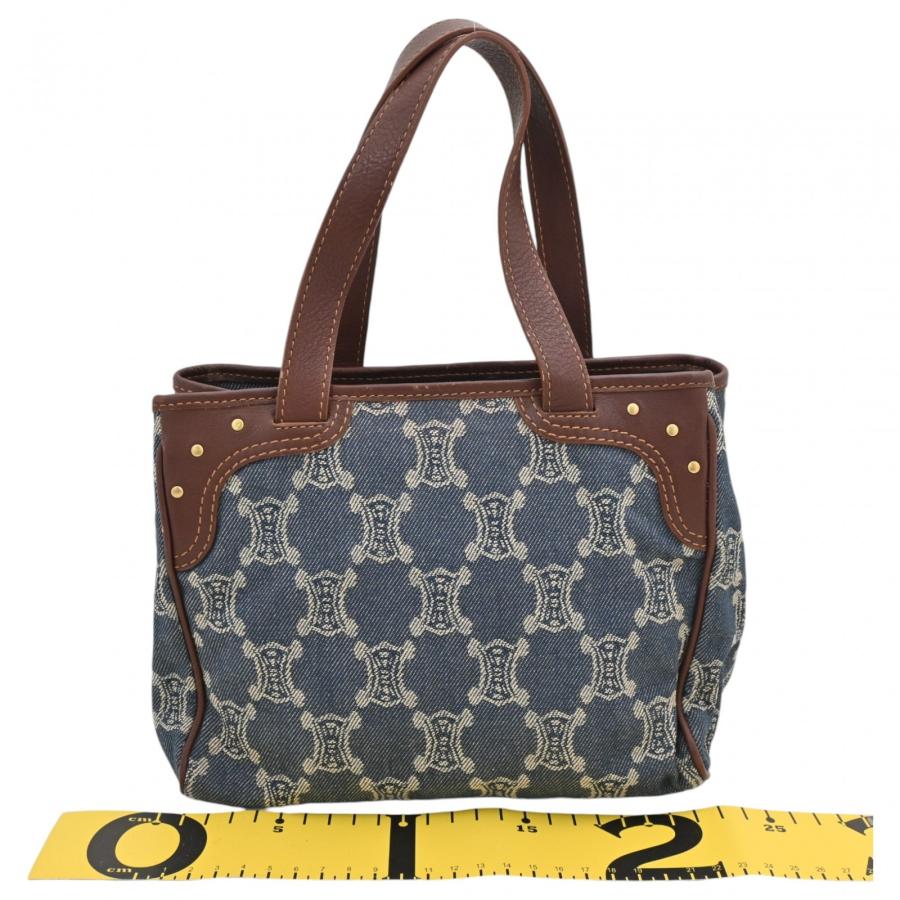 CELINE（セリーヌ） 【中古】セリーヌ トリオンフ デニム ハンドバッグ