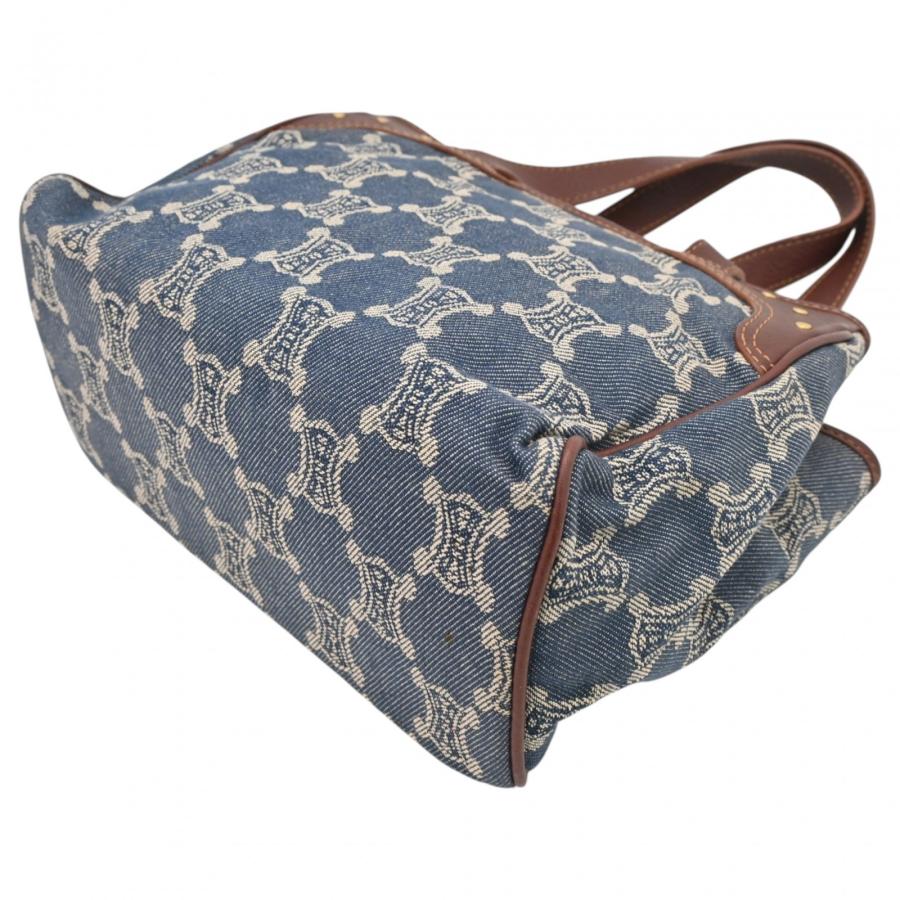CELINE（セリーヌ） 【中古】セリーヌ トリオンフ デニム ハンドバッグ