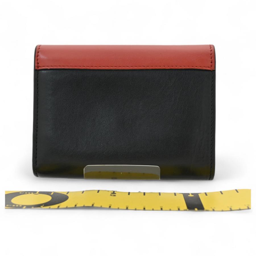 CELINE セリーヌ ミディアムフラップウォレット バイカラー Aランク  