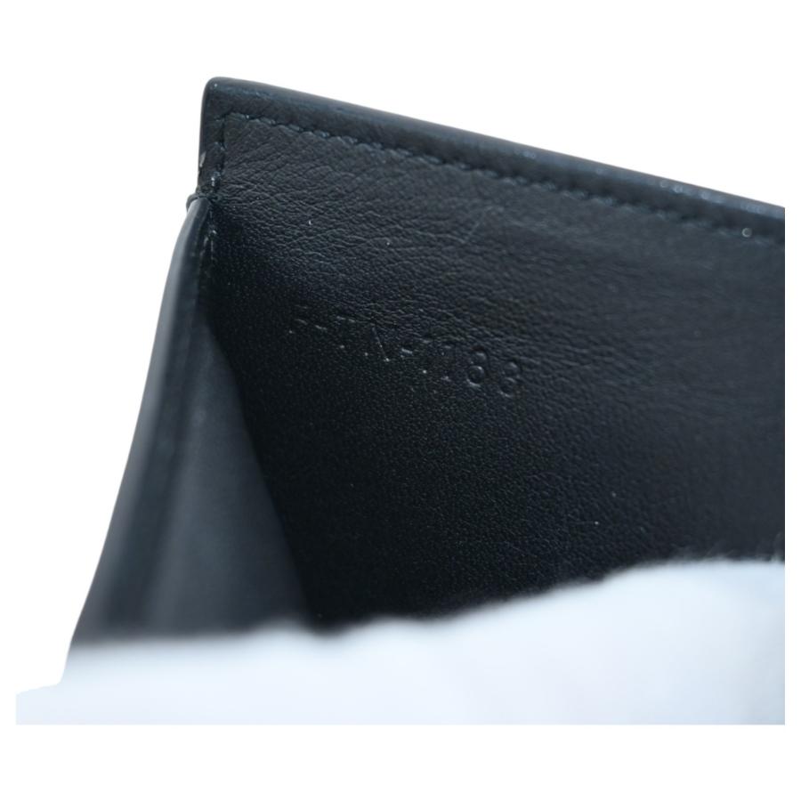 CELINE セリーヌ ミディアムフラップウォレット バイカラー Aランク  