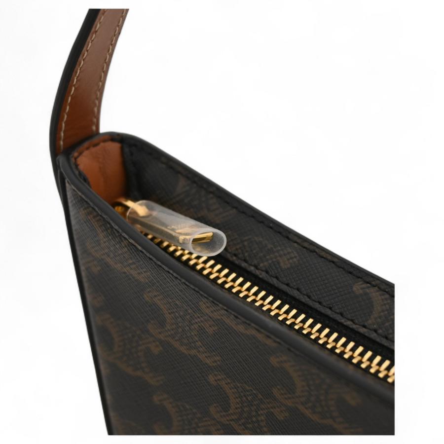 CELINE セリーヌ トリオンフ ミディアム クロックバッグ Aランク